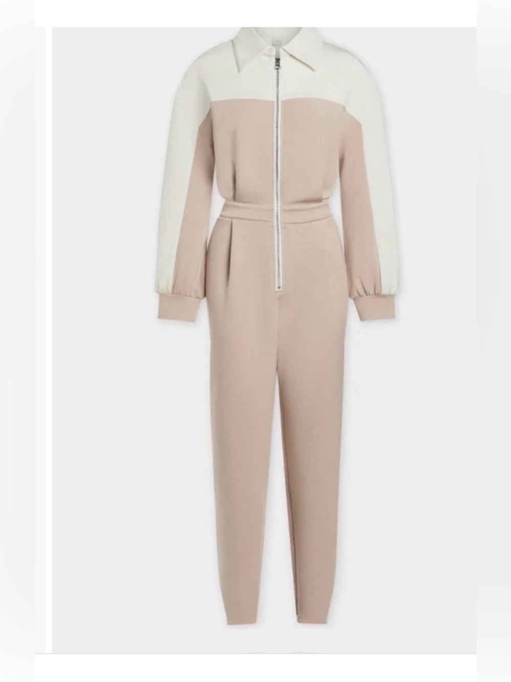 Varley Jessie color block zip up jumpsuit - size XS